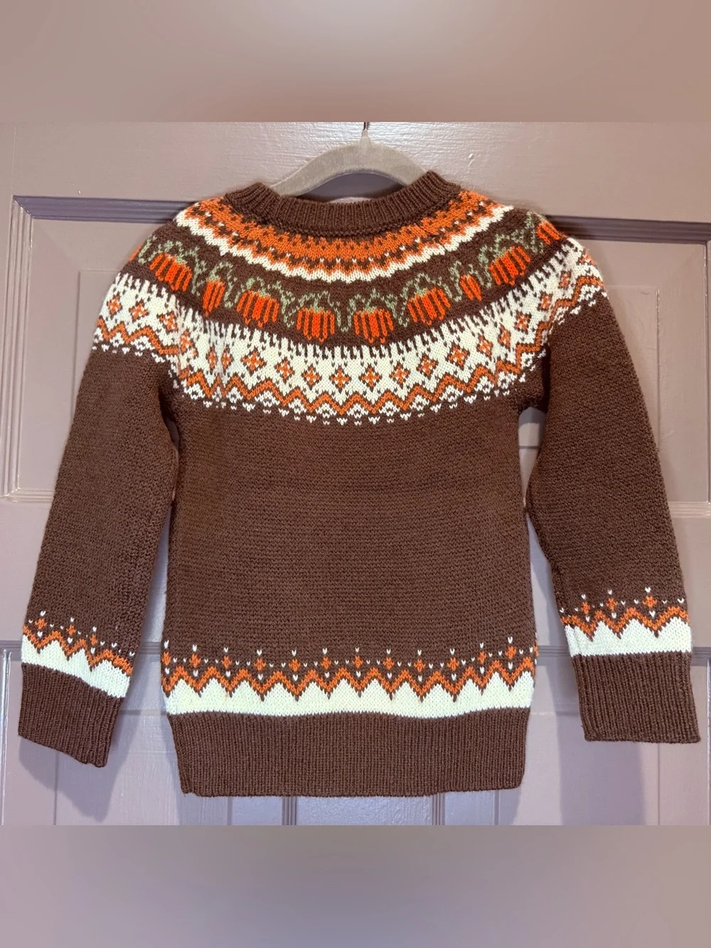 Kiel James Patrick The Cozy Pumpkin Sweater - Kids 4T
